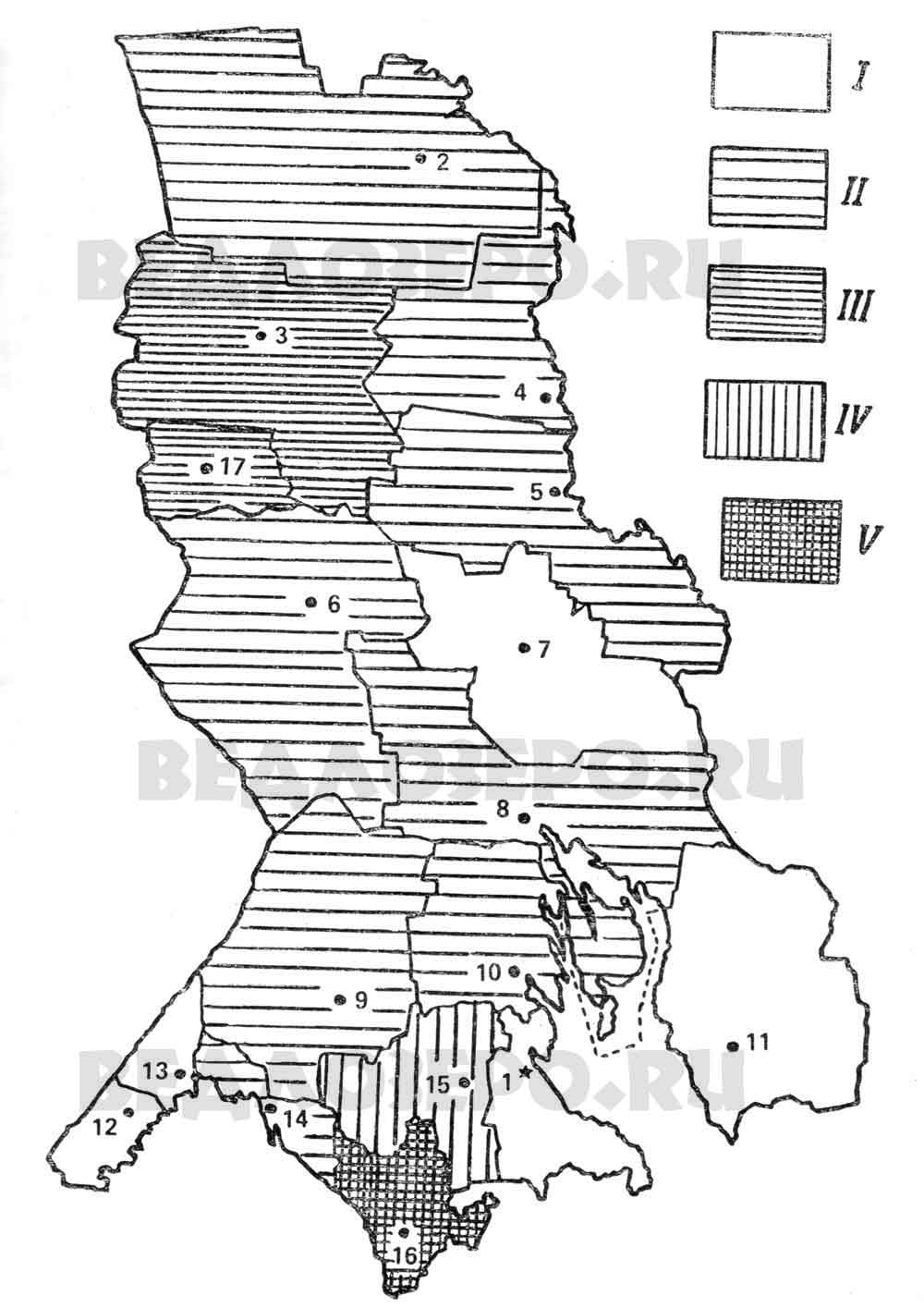 Карта расселения карел