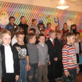 День учителя в Ведлозерской школе. 7 октября 2010 год
